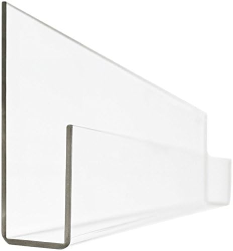 Peekaboo Clear Acrylic Shelves (36') - Set of 2
