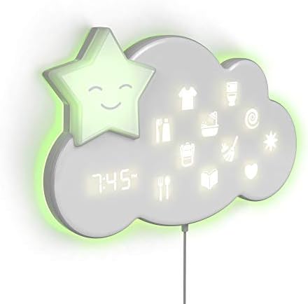 Lumalou Lámpara Rutinas de Sueño - Producto para Bebés - 3 en 1 - Interactivo - Smart Connect App - Regalo para Niños de 0-8 Años