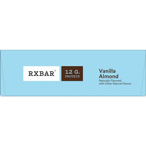 RXBAR PROTEIN BARS, PROTEIN SNACK, SNACK BARS, VANILLA ALMOND, 22OZ BOX (12 COUNT)