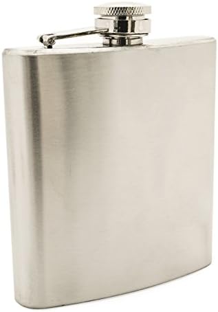 6oz Primo 18/8#304 Stainless Steel Premium/Heavy Duty Hip Liquor Flasks - 50% Thicker Than Other Flasks