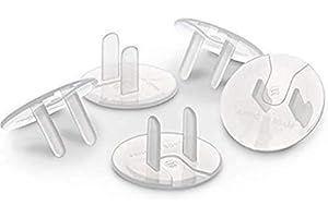 Beuiouer Outlet Plug Covers (32 Pack) Clear Child Proof Electrical Protector Safety Caps