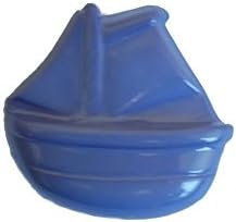 Crendon Nautical Boat Shaped Plastic Buttons - per pack of 5