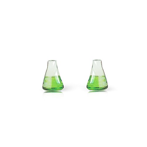 Chemistry Flask Earrings - Conical Flask Earrings - Beaker Earrings - Science Earrings - Medical Earrings