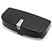 Dualshine Car Sun Visor Glasses Case Holder Clip, Eye Sunglasses Organizer Mount- Apply to All Car Models, Sunglass Clip Holder with Ticket Card Clip for Car Sun Visor,Eye Glasses Storage Box (Black)