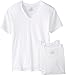 Hanes mens Tagless Cotton V-neck â€“ Multiple Packs and Colors Undershirt, White - 3 Pack, X-Large US