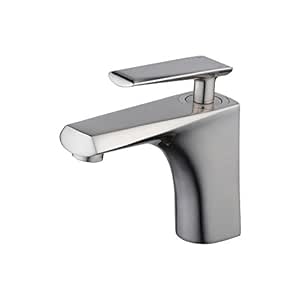 Grifería de Agua fría y caliente, contemporáneo de latón macizo baño