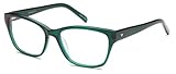 Womens Large Wayfarer Prescription Eyeglasses Frames Rxable 55-17-140-41