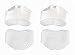 [Improved] Breathable Metatarsal Foot Pads-Ball of Foot Cushions, Forefoot Blister Prevention, Callus Prevention, Foot Support and Foot Pain Relief, 4 Pieces Pedi Soother Solutions Ventilated Gel Pads