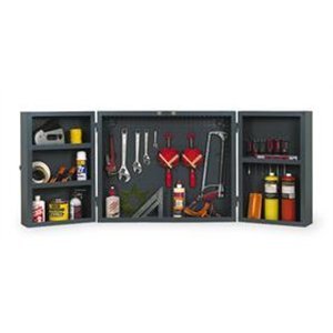 Edsal Wc1 Industrial Gray Steel Tool Cabinetwork Center 24" Height X 30" Width X 11" Depth