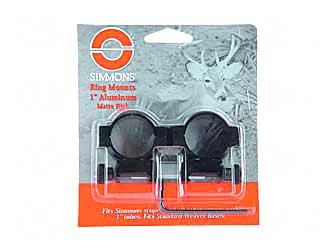 Simmons Aluminum Rings - High (Black Matte)