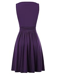 Belle Poque: Vestido sin mangas vintage de los años 50 para mujeres.