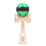 Kendama USA Tribute Kendama Green with Black Stripe