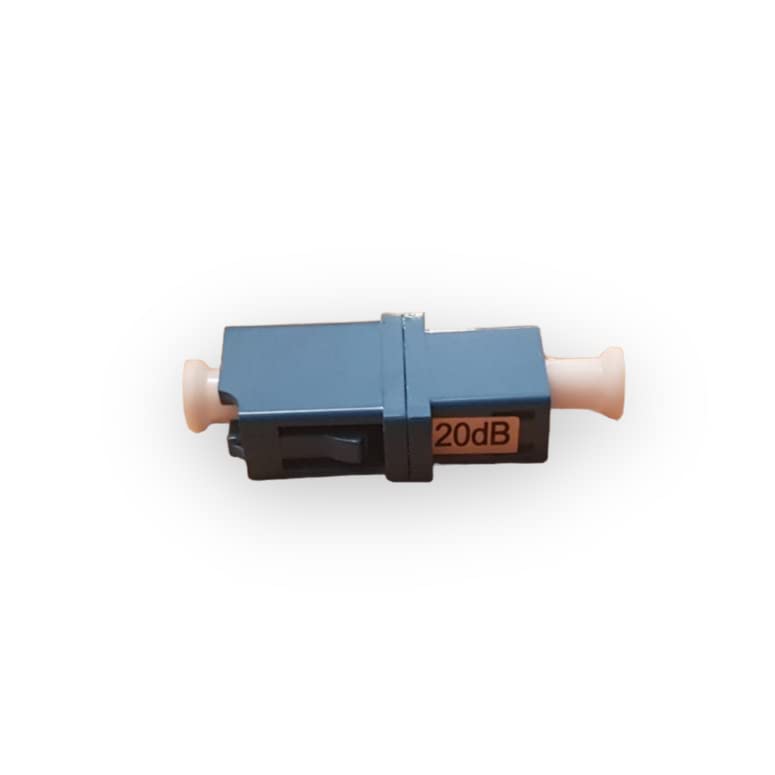 CHB Fibre Optic Attenuators 1dB 5dB 10dB 20dB Fixed Value SC LC APC UPC Male to Male/Female Single Mode 1310nm 1550nm Fiber Connector Attenuation (20dB LC/UPC Female to Female)