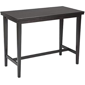 Ashley Furniture Signature Design - Kimonte Dining Room Table - Counter Height - Rectangular - Black