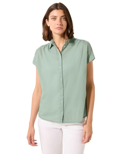 Cecil Solid Blouse Matcha Green L