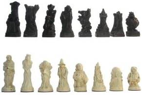 Small Lord of the Rings Crushed Stone Chess Pieces