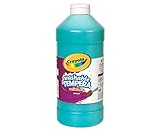 Crayola Washable Tempera Paint For Kids, Turquoise