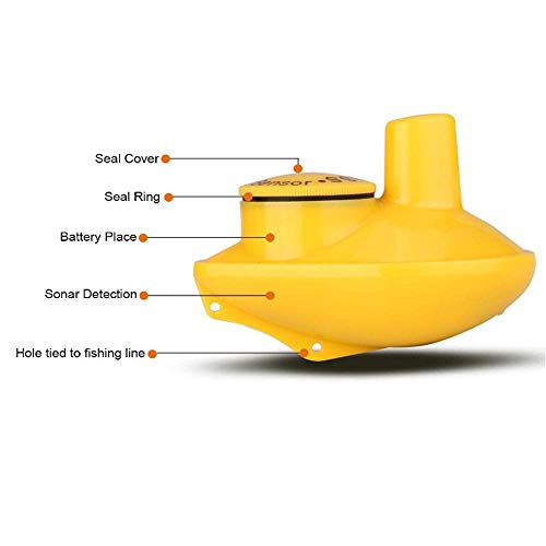 SISHUINIANHUA 2 in 1 Fish Finder Wired Wireless Sonar Waterproof Color Screen Intelligent Fish Detector