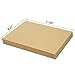 Brown Kraft Paper, 170 Pcs Kraft Paper Sheets (120GSM), Letter Sized Light Brown Stationery Paper for Art, Crafts and Office Use, Wedding Invitations Scrapbook Crafts Drawing Printing