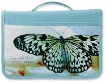Bible Cover - New Creation Canvas - Large - Aqua by Zondervan Gifts