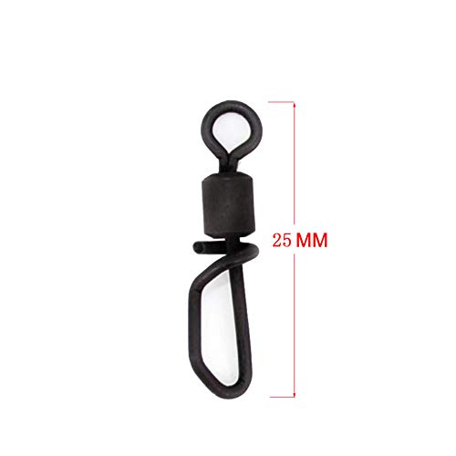 Uticon Angelwirbel im amerikanischen Stil, 20 Stück, Schwarz – Bild 8