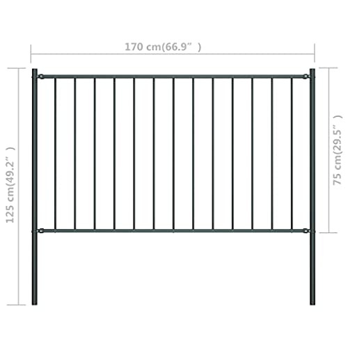 HLLNME Lattenzaun Dekozaun Zierzaun, Rasenkante, Teichzaun, Beeteinfassung Palisade, Beetumrandung Garten Rasen… – Bild 4