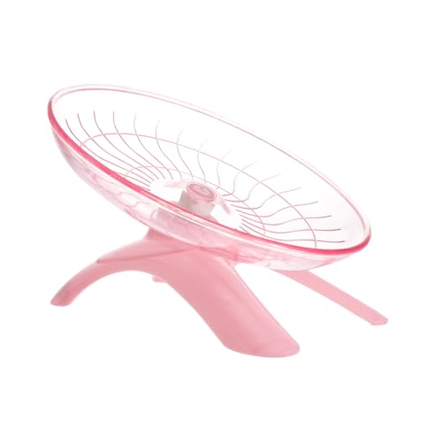 DOITOOL Non Run Disc Exercise Wheel for Hamsters Hedgehogs Small Pets 7.1 Inch Quiet Portable Pet Exercise Toy for Healthy Activity and Nail Training at Amazon