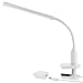TORCHSTAR Dimmable LED Desk Lamp, 26 LEDs Flexible Study Clamp Table Lamp, Memory Function, Eye-Care, Touch Control, 5W, USB Powered, ETL-Listed Power Adapter, for Bedroom Office Reading Work, White