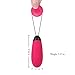 ZEMALIA Doris Vibrators Adult Sex Toys Remote Control Vibrating Silicone Bullet Egg USB Rechargeable Vibe Toy for Female Sex Wand Massager Sexual Wellness Discreet Packaging(Plum Red)
