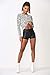 J2 LOVE Made in USA Faux Leather Hot Pants Shorts, Black, Medium