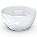 TASSEN Big Porcelain Serving Bowl, Out of Control Face Edition, 87.5 oz. White (Single Bowl)