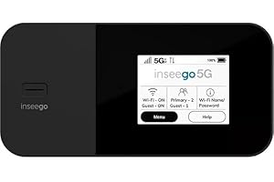 Inseeg MiFi X Pro M3000 5G and 4G LTE Hotspot | Carrier Unlocked | All Day Battery Life | WiFi 6 Technology (Renewed)