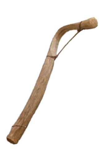 Classic Heartwood Dondo Talking Drum 7x15, African Talking Drum with Curved Stick - Ghana - Thumbnail 3