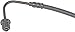 Dorman H621894 Brake Hydraulic Hose for Select Ford/Lincoln Models