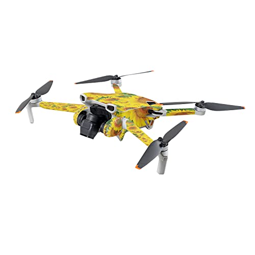 MightySkins Skin Compatible with DJI Mini 3 - Sunflower Field | Protective, Dur…