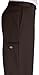 Dickies Men's Loose Fit Double Knee Twill Work Pant, Dark Brown, 38W x 32L