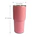 5 Star Stuff 30 oz Tumbler, 100% Stainless Steel Double Wall Vacuum Insulated Cup with Lid – Pink