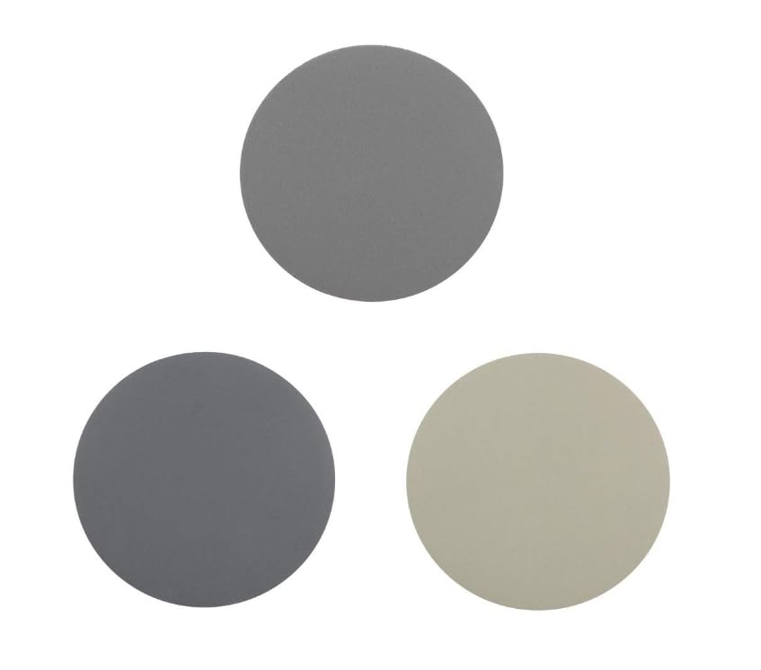 MACHSWON 3 Inch Sander Wet Dry Polishing sheet Silicon Carbide Sandpaper Hook and Loop Sanding Disc 2000/2500/3000 Grit 30Pcs