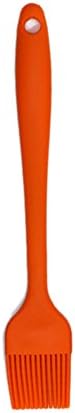 Llin silicone basting brush Heat Resistan Cooking Tools One-piece BBQ Brushes Basting Grill Orange