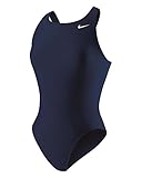 Nike Polyester Solid Fast Back Tank (26, Navy)