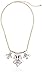 Amazon Collection Lucite and Crystal Pendant Chain Statement Necklace