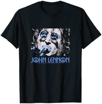 Amazon.com: John Lennon Unisex T-Shirt: New York City B&W - Large