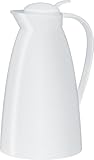 alfi Glass Vacuum Frosted Plastic Carafe, 1 L, White