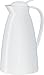 alfi Glass Vacuum Frosted Plastic Carafe, 1 L, White