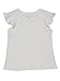 Nautica Little Girls' Tee Shirt, White, 6