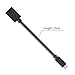 WEme Micro USB 2.0 OTG Cable, On The Go Host Adapter Male Micro USB to Female USB for Samusung S6 Edge S4 S3 Android or Windows Smart Phones Tablets With OTG Function 6 Inch / 20CM Cable, Black