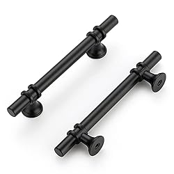 Home Expert 25 Pack 4 Inch Cabinet Handles Black