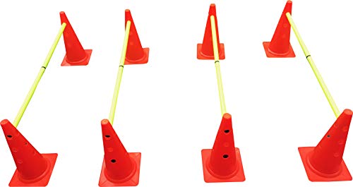 Sportsgear US Dog Agility Hurdles Cones - Canine Agility Training Set - 8 Hurdles & 4 Poles Set - Thumbnail 2