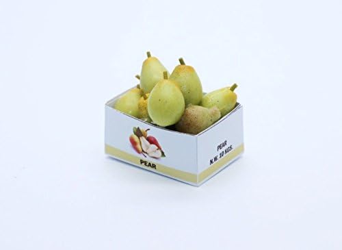 Pear Green Fruit Handcraft Dollhouse Miniature Handmade Food Supply