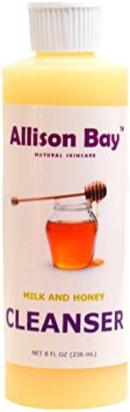 Allison Bay Milk and Honey Cleanser for Oily Skin - Facial Wash, Organic and 100% Natural Face Cleanser